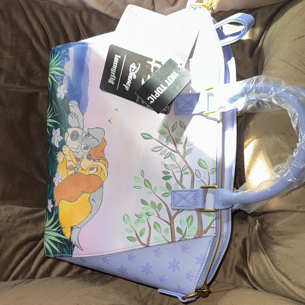 Loungefly RARE Lady and the Tramp Pastel Handbag